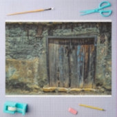 Robuuste oude deur 20x30-decoupage tissuepapier (Craft)