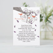 Robuuste Paarse ledergolfaccommodaties Informatiekaartje (Staand voorkant)