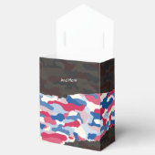 Robuuste patriottische camouflage gepersonaliseerd bedankdoosjes (Geopend)