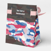 Robuuste patriottische camouflage gepersonaliseerd bedankdoosjes (Achterkant)