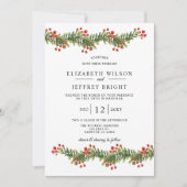 Robuuste ploegen van Holly Winter Kerstbruiloft in Kaart (Voorkant)