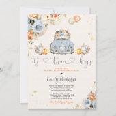 Robuuste pompoen met twee pompoenen per Baby showe Kaart