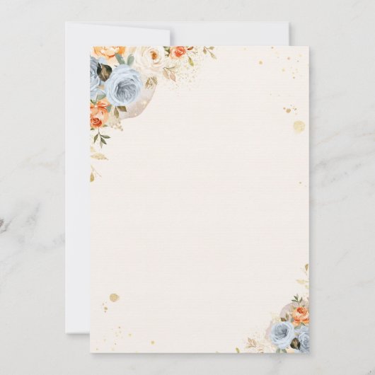 Robuuste pompoen met twee pompoenen per Baby showe Kaart (Achterkant)