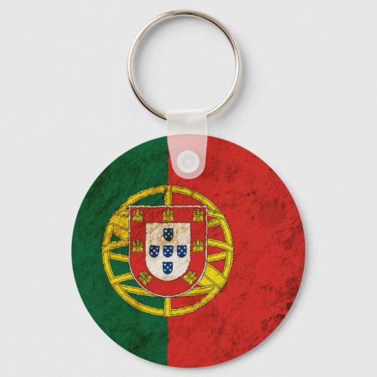 Robuuste Portugese vlag Sleutelhanger (Voorkant)
