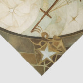 Robuuste primitieve vrouw met ontkoppeling van vis tissuepapier (Detail)