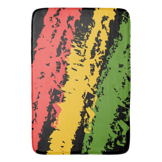 Robuuste Rasta Stripes Design Mat (Voorkant Verticaal)