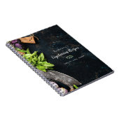 Robuuste recepten voor het koken in huis in het ko notitieboek (Rechterzijde)