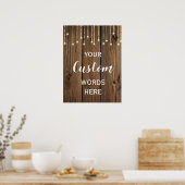 Robuuste reeks lichten creëer uw eigen gebruik poster (Keuken)