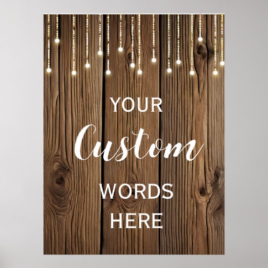 Robuuste reeks lichten creëer uw eigen gebruik poster (Voorkant)