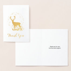 Robuuste renrendierstijl in een adem folie kaarten