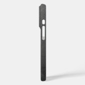 Robuuste Rode Naam Abstracte Textuur Case-Mate iPhone Case (Achterkant / Links)