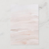 Robuuste Romantic Arrow en Heart Wedding Info Informatiekaartje (Achterkant)