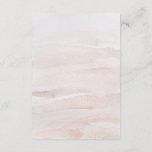 Robuuste Romantic Arrow en Heart Wedding Info Informatiekaartje (Achterkant)