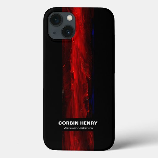Robuuste Rood Abstract iPad mini Hoes (Achterkant)