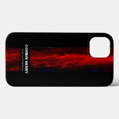 Robuuste Rood Abstract iPad mini Hoes (Achterkant (horizontaal))