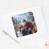 Robuuste Santa Stickers (Envelop)