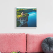 Robuuste schoonheid: de rand van een schiereiland canvas afdruk (Insitu (Woonkamer))