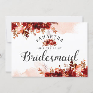 Robuuste schoonheid Mijn Bridesmaid-voorstel Kaart