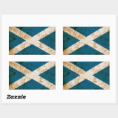 Robuuste Schotse vlag Rechthoekige Sticker (Vel)