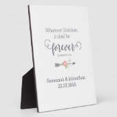 Robuuste scripts Christelijke Art Wedding Gift Fotoplaat (Zijkant)