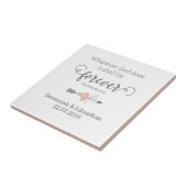 Robuuste scripts Christelijke Art Wedding Gift Tegeltje (Zijkant)