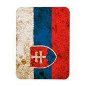 Robuuste Slowaakse vlag Magneet (Verticaal)