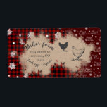 Robuuste sneeuwvlok blij kerstei karton etiket<br><div class="desc">Upgrade uw huisstead of familieboerderij met deze prachtige  eierkartonsticker die de koffievlek omcirkelt met kippenafbeelding. Pas uw eigen familienaam aan en controleer onze winkel voor meer objecten uit dit collectie en kies tussen verschillende kleuren die aan uw behoeften beantwoorden.</div>