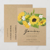 Robuuste soennitische soennitische kraft-papierdou uitnodiging briefkaart (Voorkant / Achterkant)