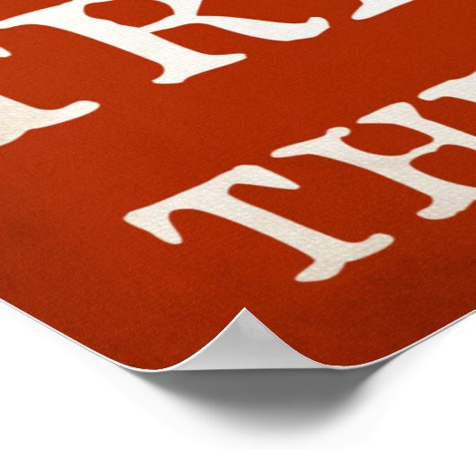 Robuuste spelers trampen het Weak in - druk Poster (Hoek)