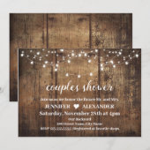 Robuuste stelletjes, trouwdouche kaart (Voorkant / Achterkant)