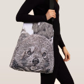 Robuuste stijl - Red Panda 2 Crossbody Tas (Dichtbij)