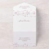 Robuuste strijkstralen in één keer  all in one uitnodiging (Buitenkant)