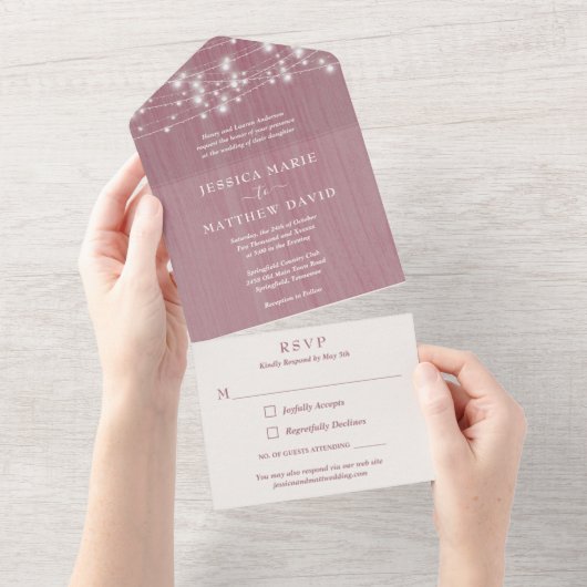 Robuuste strijkstralen in één keer  all in one uitnodiging (Afscheurbaar)