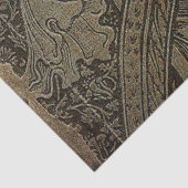 ROBUUSTE TEXTUUR BRUINE FLORALE DECOUPAGE Meubelen Tissuepapier (Detail)