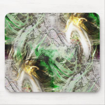 Robuuste textuur onder drijvende groene en gele in