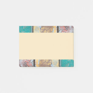 Robuuste textuurrand met flakkerende verf post-it® notes