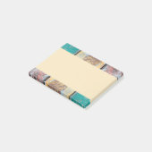 Robuuste textuurrand met flakkerende verf post-it® notes (Schuin)
