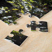 Robuuste trap/voetpad in bos, zonlicht legpuzzel (Zijkant)