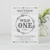 Robuuste tribale pijlstaart Wild Een verjaardag Kaart (Staand voorkant)