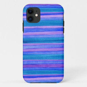Robuuste turquoise, blauwe, violet geschilderde st Case-Mate iPhone case
