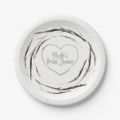 Robuuste twijken met dubbele tanden met aangepaste papieren bordje (Voorkant)