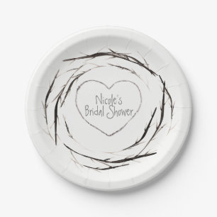 Robuuste twijken met dubbele tanden met aangepaste papieren bordje