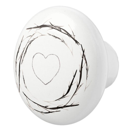 Robuuste twijken met tweekleppige tak met hoofdlan keramische knop (Rechts)