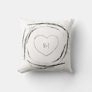 Robuuste twijken met tweekleppige tak met hoofdlan kussen