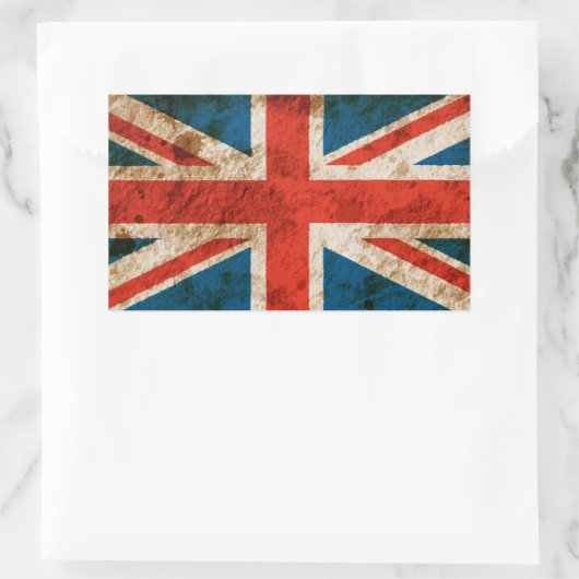 robuuste uniale aansluiting rechthoekige sticker (Tas)