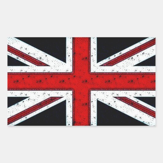 robuuste uniale aansluiting rechthoekige sticker (Voorkant)