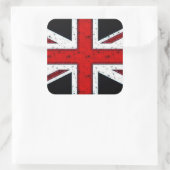 robuuste uniale aansluiting vierkante sticker (Tas)