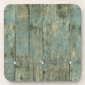 Robuuste, verharde, oude Onderzetters blauw (Voorkant)