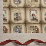 Robuuste Victoriaans Hoesjes voor kerstboeken Tissuepapier<br><div class="desc">Een prachtig collectie van een antiek kerstboek uit het Victoriaans tijdperk,  met kerstcadeautjes voor de oude wereld: kerstmis,  kinderen,  verlichte tekst en winterscènes op sepia met een verstoorde ambachtelijke achtergrond. Patroon is naadloos en schaalbaar. Geschikt voor het oogstjaar van kerstontkoppeling en het maken van kunstwerk.</div>