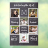 Robuuste viering van het levensmonument Unieke 6 f Raamsticker (Vel 3)